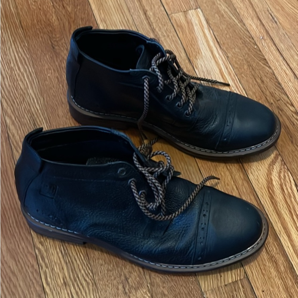Men's Black Leather Shoes